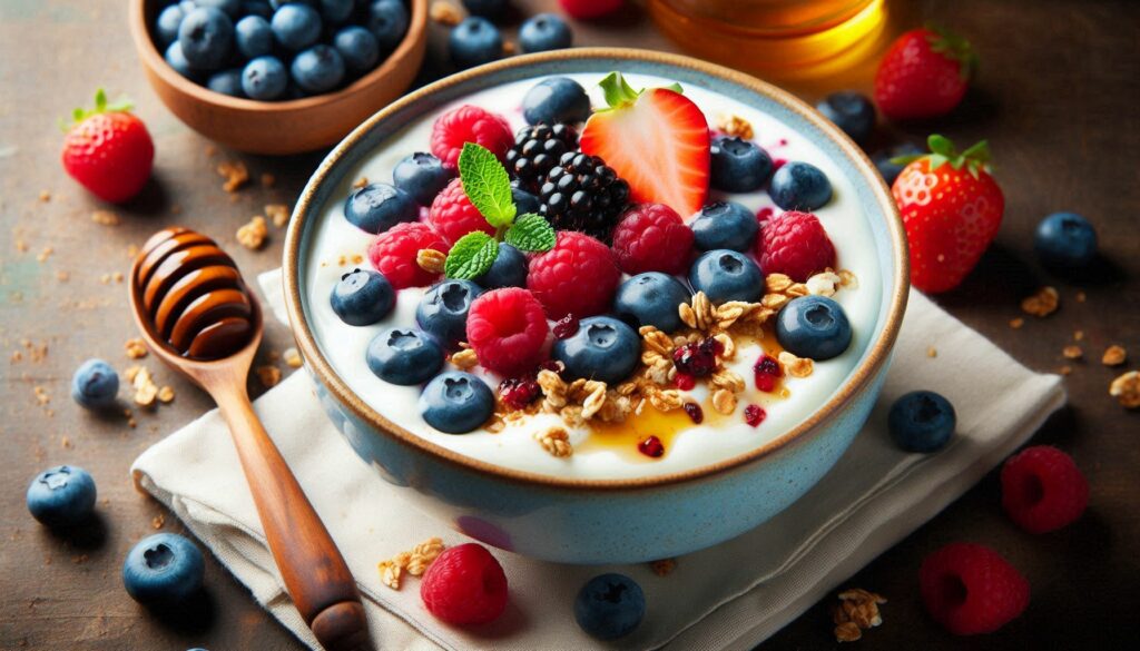 Greek Yogurt with Berries