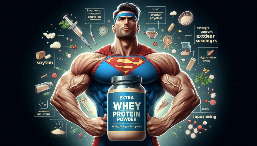  extra nutrients and aid in fixing and growing muscles. A big favorite is protein powder, especially whey protein powder because it's super easy to use and packs a lot of proteins that are key for muscle repair and growth.